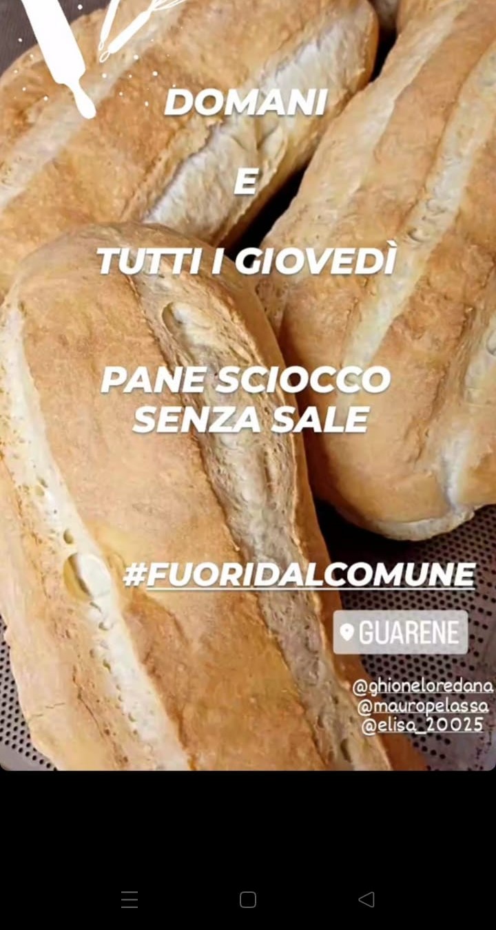 Pane sciocco senza sale